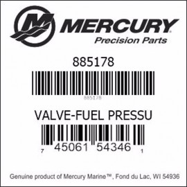 Mercruiser Fuel pressure Valve 885178