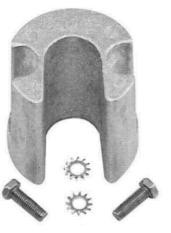Mercury Magnesium Trim Cylinder Anode  97-806190A 2