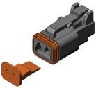 Lenco Deutsch Connector (Plug and Wedge) 15107-001