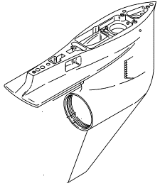 Lower Unit Housing 1667-9011G59